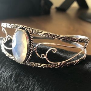 Jewelry - Milky opal silver cuff/ bracelet Jewelry - Milky opal silver cuff/ bracelet